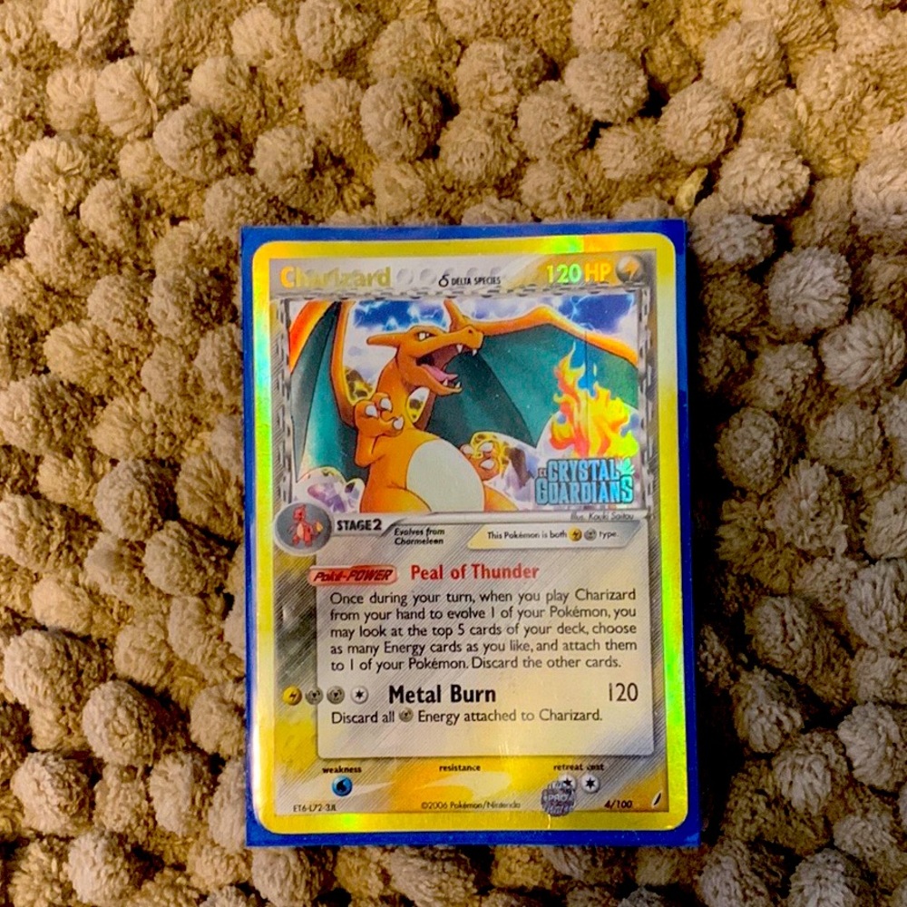Reverse holo Charizard #4. Ungraded but In very good shape. $500 or best offer